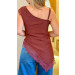 Blusa Assimétrica C/ Renda Brenda 