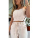 Conjunto Cropped E Calça Pantalona Paty