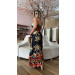 Vestido Midi Alça Larga Rubia
