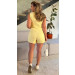 Conjunto Colete e Short Linho Rifka