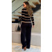 Conjunto Blusa E Calça Tricot Flávia