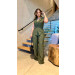 Conjunto Blusa Transpassada E Calça Fernanda