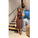 Conjunto Colete E Saia Midi Rebeca