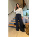 Calça Pantalona Com Cinto Melissa