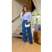 Calça Jeans Reta Roberta