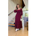 Vestido Midi Manga 3/4 Marifer