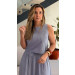 Conjunto Cropped e Saia midi Vitória 