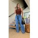 Calça Jeans Wide Leg Agata