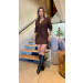 Conjunto Blazer E Saia Alfaiataria Marli