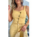 Conjunto Cropped E Calça Sarja Tainá