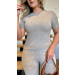 Conjunto 3 Peças Tricot Taina