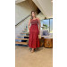 Vestido Midi Alcinha Bordado Vick
