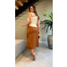 Saia Midi Linho Stephanie