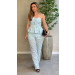 Conjunto Blusa E Calça Poá Mari