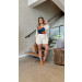 Conjunto Camisa E Short Linho Olivia