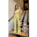 Conjunto Blusa E Calça Flare Gabi