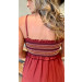 Vestido Midi Alcinha Bordado Vick