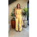 Conjunto Cropped E Calça Sarja Tainá