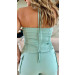 Conjunto Cropped E Shortsaia Linho Betina