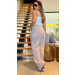 Conjunto Casaco E Calça Tricot Leila