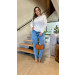 Calça Jeans Mom Lais