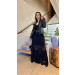 Vestido Couro Renda Karen