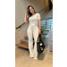 Conjunto Blusa E Calça Tricot Livia