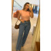 Calça Jeans Wide Leg Adriele