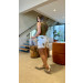 Short Linho Bordado Alice