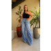 Calça Jeans Wide Leg Lana