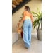 Calça Jeans Wide Leg Victória