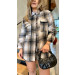 Conjunto Xadrez Camisa E Short Aurora