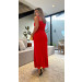 Vestido Longo Fenda Lateral Lavinia
