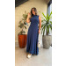 Vestido Longo Canelado Cecilia