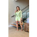 Conjunto Camisa E Short Linho Olivia