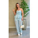 Conjunto Blusa E Calça Poá Mari