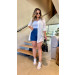 Short Jeans Meia Coxa Carla