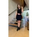 Vestido Canelado Mel