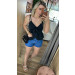 Short Jeans Bordado 