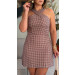 Vestido Pied Poule Zoe