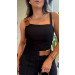 Conjunto Cropped E Calça Rayssa