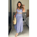 Conjunto Cropped E Saia Marifer
