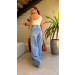 Calça Jeans Wide Leg Lana