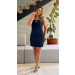 Vestido Curto Busto Vazado Ivi 