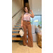Calça Pantalona Com Cinto Melissa