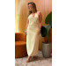 Vestido Detalhe Gola Bianca 