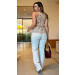 Calça Wide Leg Linho Dani