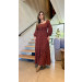 Vestido Midi Manga 3/4 Marifer