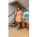Vestido Curto Liso Flay