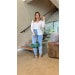 Camisa Básica Manga Longa Crepe Texturizado